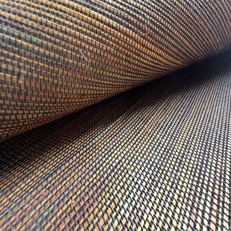 Luxury Strong Textured Natural Material Hand Woven Wallpaper Sisal Grasscloth Wallpaper