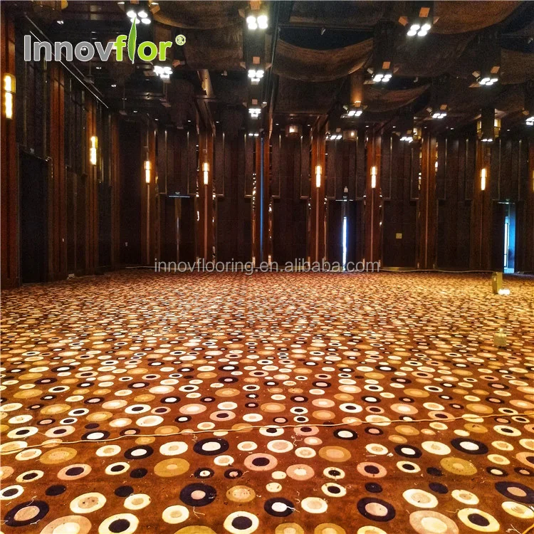 Hotel project banquet hall wall to wall corridor hand tufted carpet