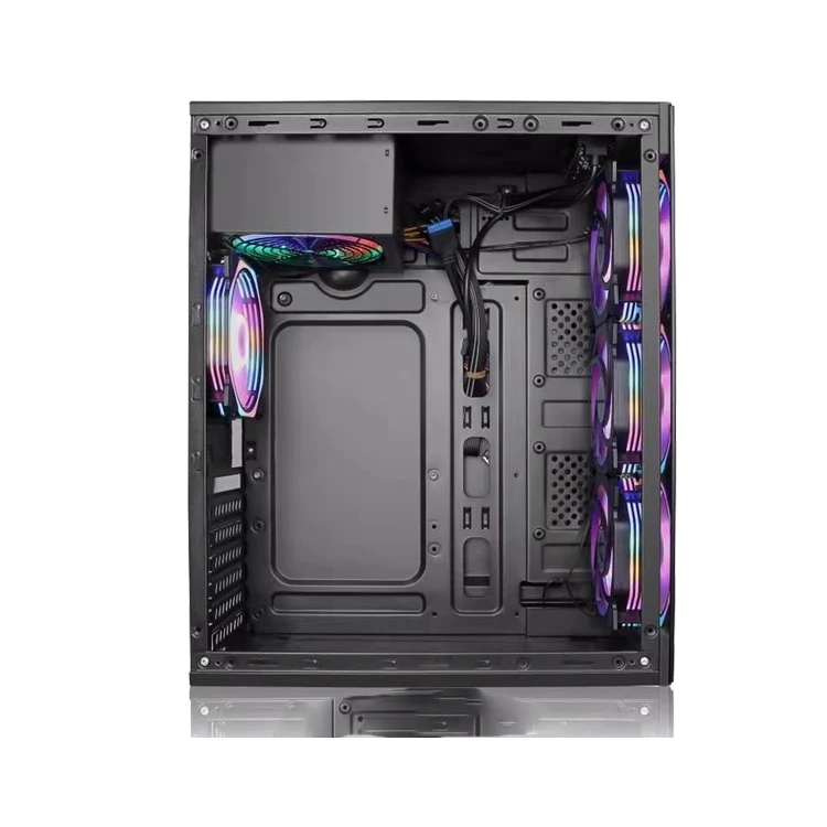 Simple and generous Computer Case Transparent Led Fan Computer Case