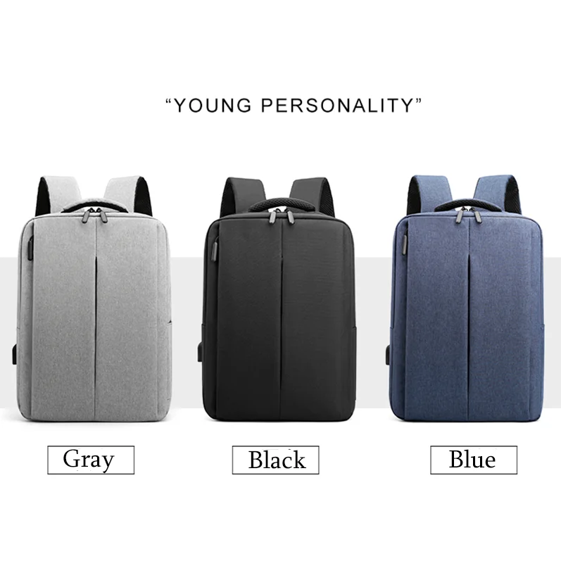 Travel Men Genuine Leather Laptop Color Schhol Backpack Ergonomics Nylon for College with Usb