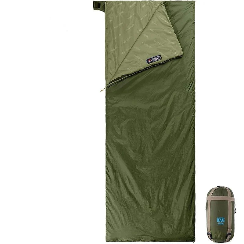 Outdoor Travel Hiking Camping Cotton Sleeping Bag Ultra Light Pure Cotton All Season Universal Envelope Type