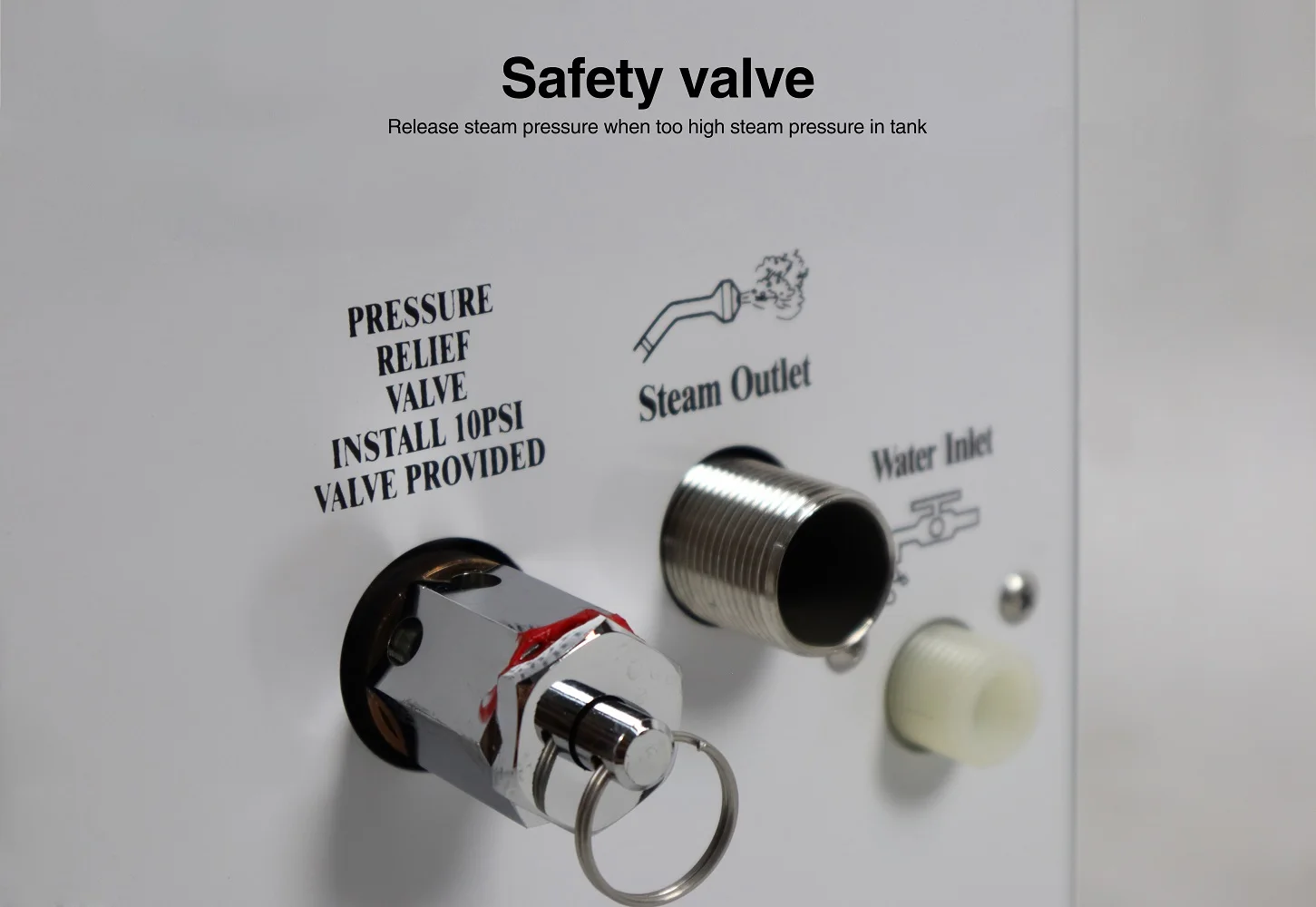 4.5KW 6KW Smart Steam Bath Generator with Shower Room Components Series steam generator controller