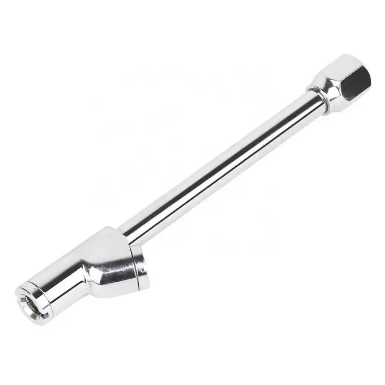 DHAC23 Air Chuck Dual Foot Stainless Steel Truck Tire Chuck for Inflator Gauge Compressor Pump
