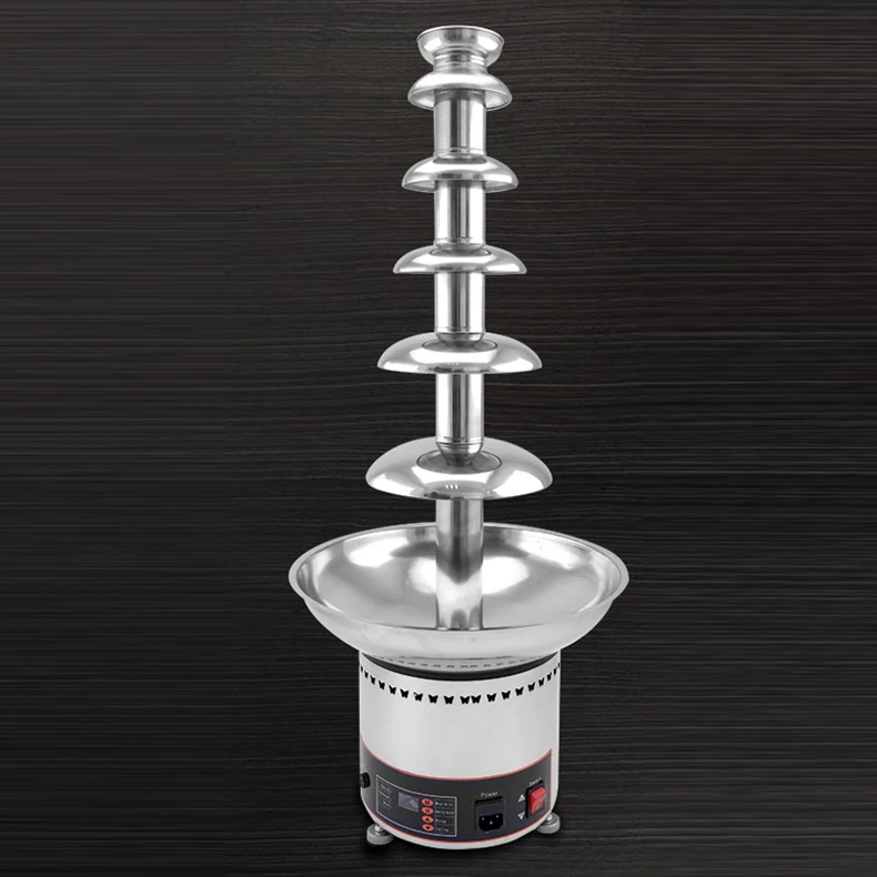 New Design Electric Retro Chocolate Fountain 30~150 Degree chocolate fat melting machine