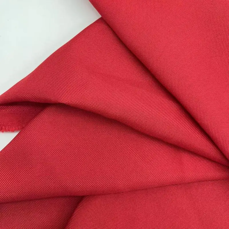 Hot sale 600D*600D 68T 100 Polyester Red Oxford Fabric Ripstop Oxford Fabric