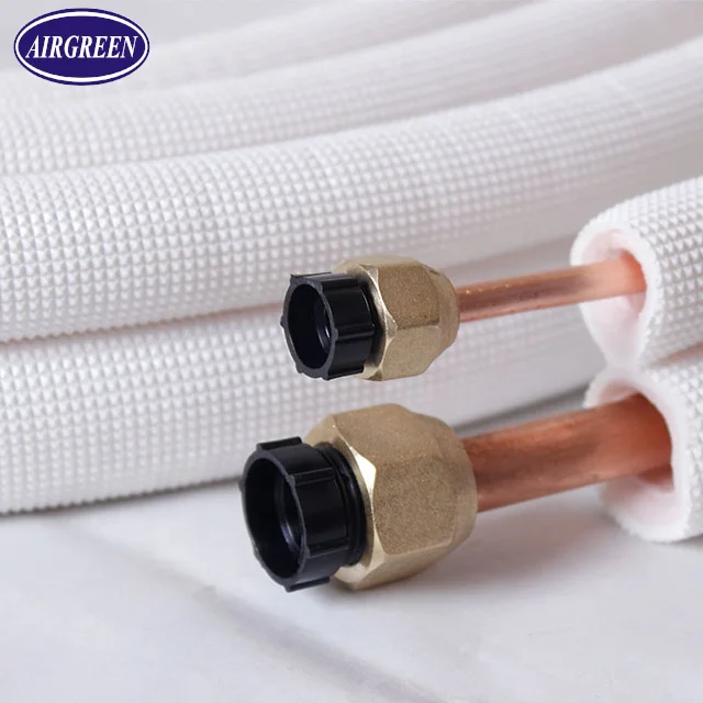 
split air conditioner conditioning parts pair coil line set cuivre pour climatiseur ac installation kit insulated copper pipe 