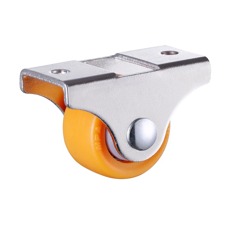 DLPO furniture casters 25mm orange MPA cabinet sliding door roller caster wheels