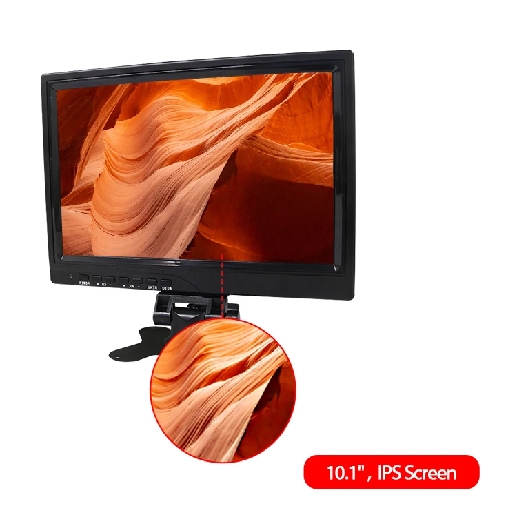 Портативный автономный автомобильный монитор 7 10 дюймов 16:9 Tft Lcd Av с всасывающим креплением для парковочной системы
