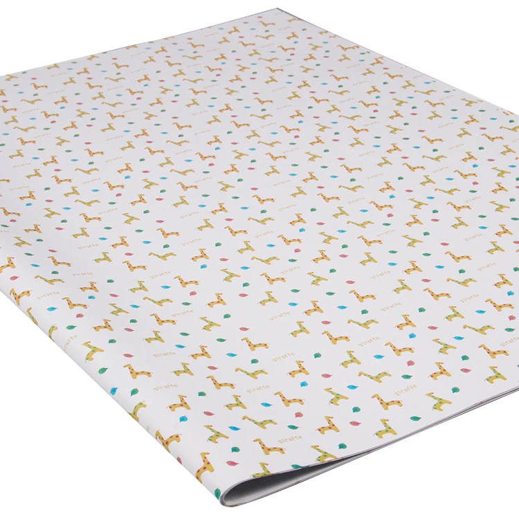 
Custom Printed Papel De Regalo Cute Animal Gift Wrapping Paper Christmas packing Manufacturers Spot Products Size 50*70cm/Sheet 