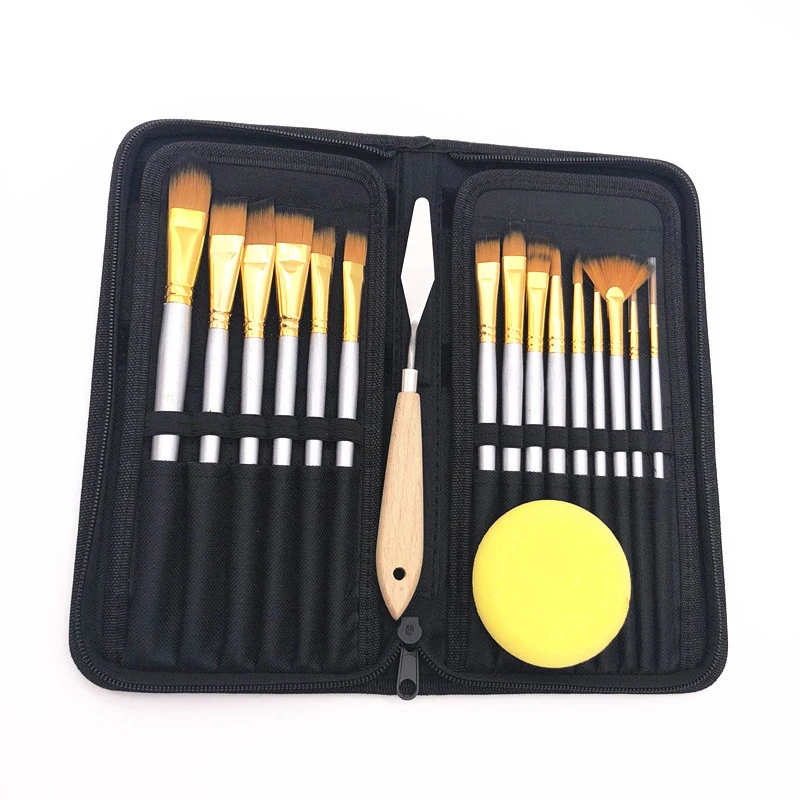 hot sale fine latest paint brush set nylon