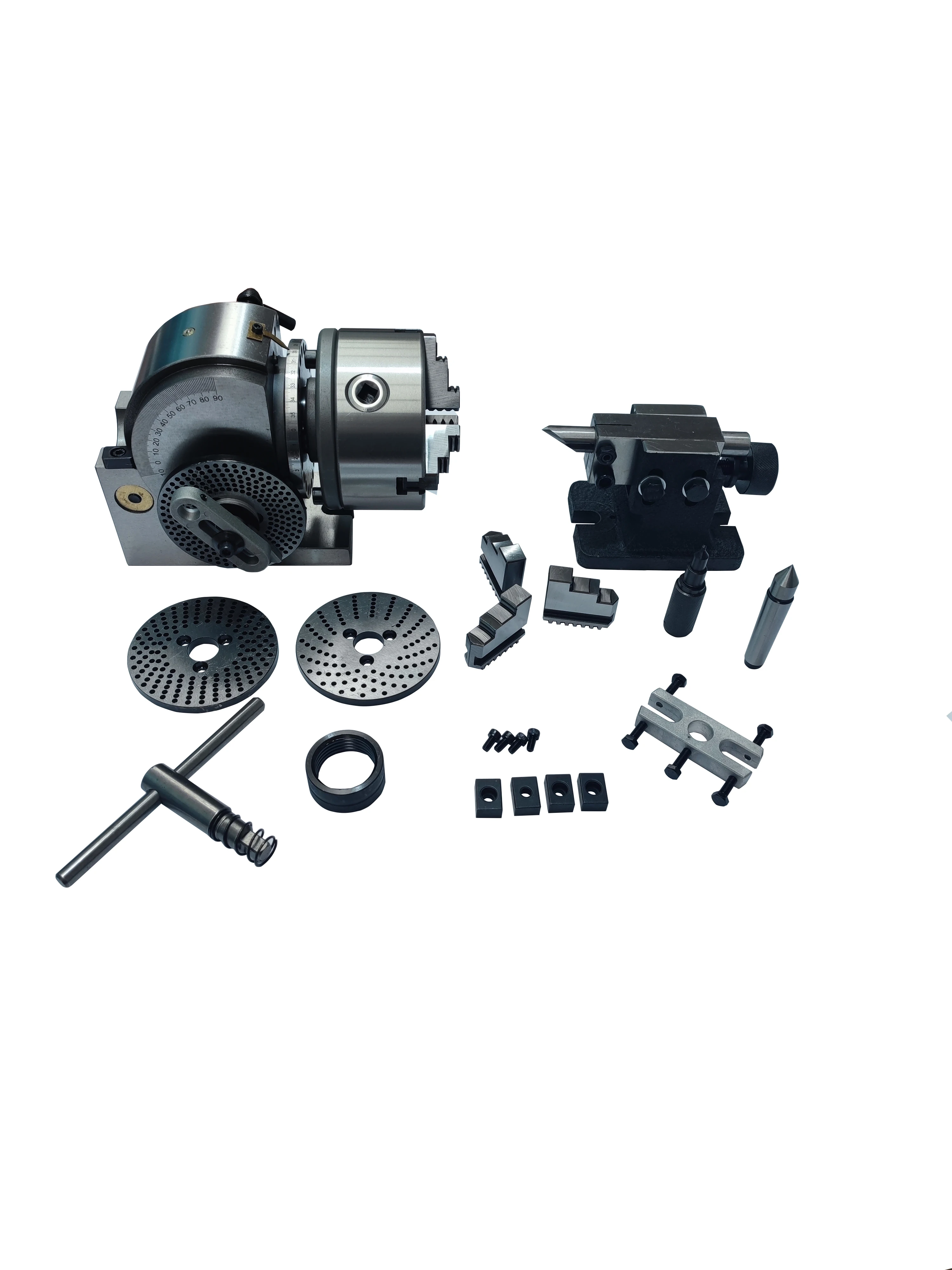 Economical type manual semi-universal dividing head 100mm BS-0-5