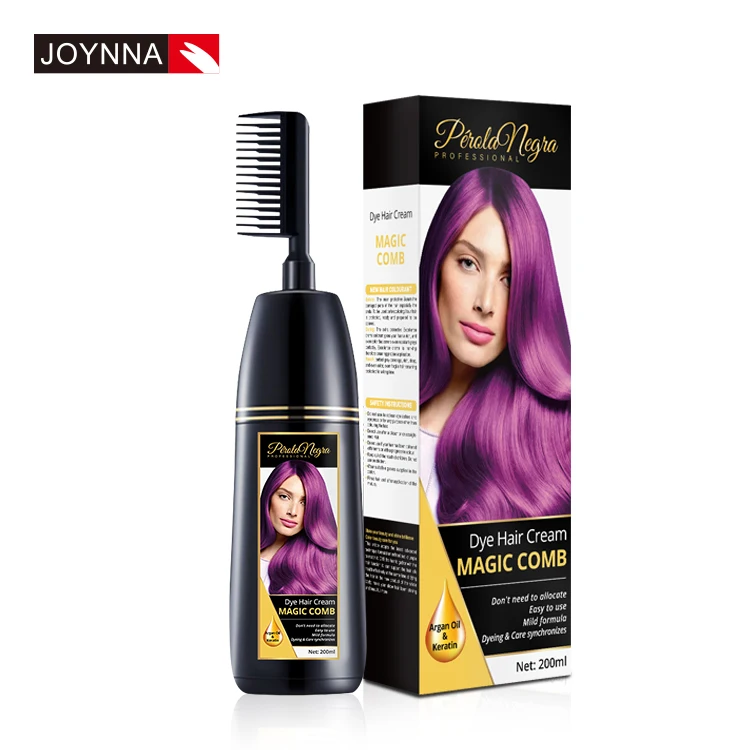 PEROLANEGRA Hot Selling New Fashion Design Beauty hair chalk hair color comb Magic Hair Dye Comb