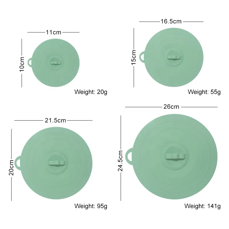 Instant Reusable Microwave Food Covers Flexible Seal Silicone Pot Lid Bowl Cup Cover Sets Universal Silicone Lids