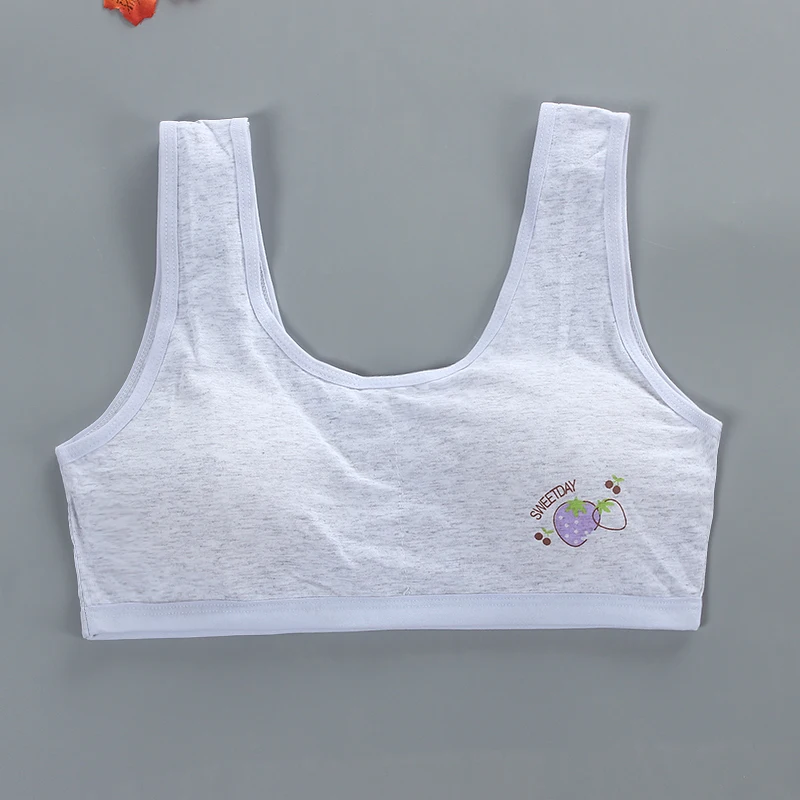 YCH sports tank top bra female students developmental cotton underwear girls bra