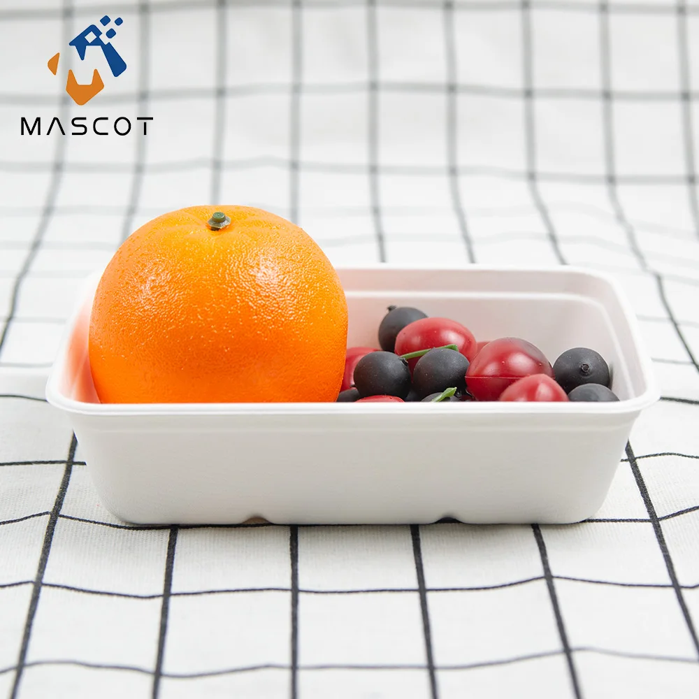 Eco-friendly Disposable Take Away Lunch Box Compostable Sugarcane Bagasse To Go Box Fast Food Catering Container