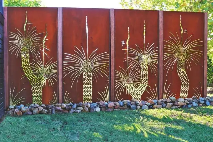 Weather resistant steel plate A588 corten steel sheet garden screen art Corten Steel supplier