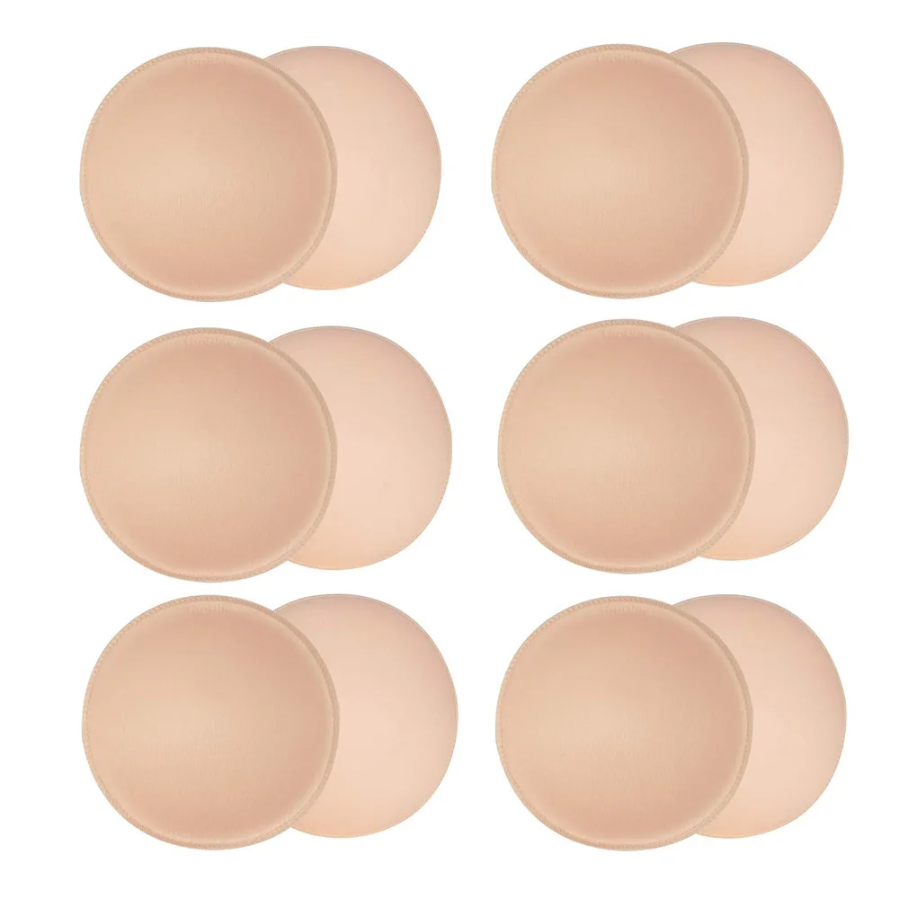 Round Bra Inserts Pads Removable and Washable Bra Cups Inserts for Bikinis Top Swimsuit Sport Bra