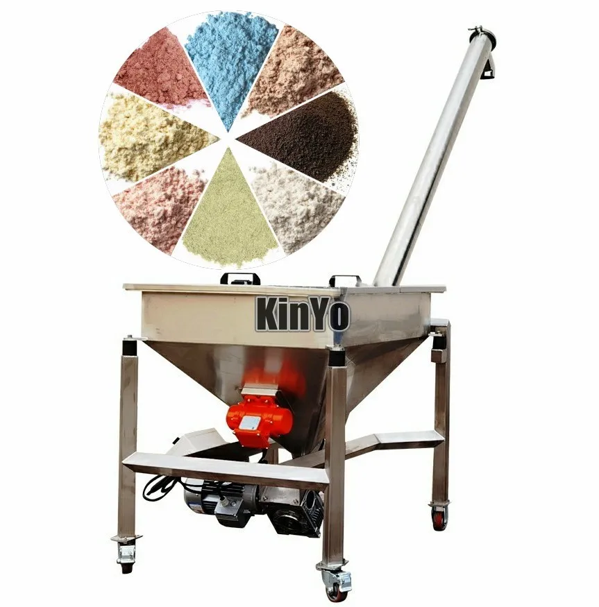 Best Quality High-Performance Standard Parts All Stainless Steel 304 810w Tubular Auger Feeding Machine Cement Screw Conveyor