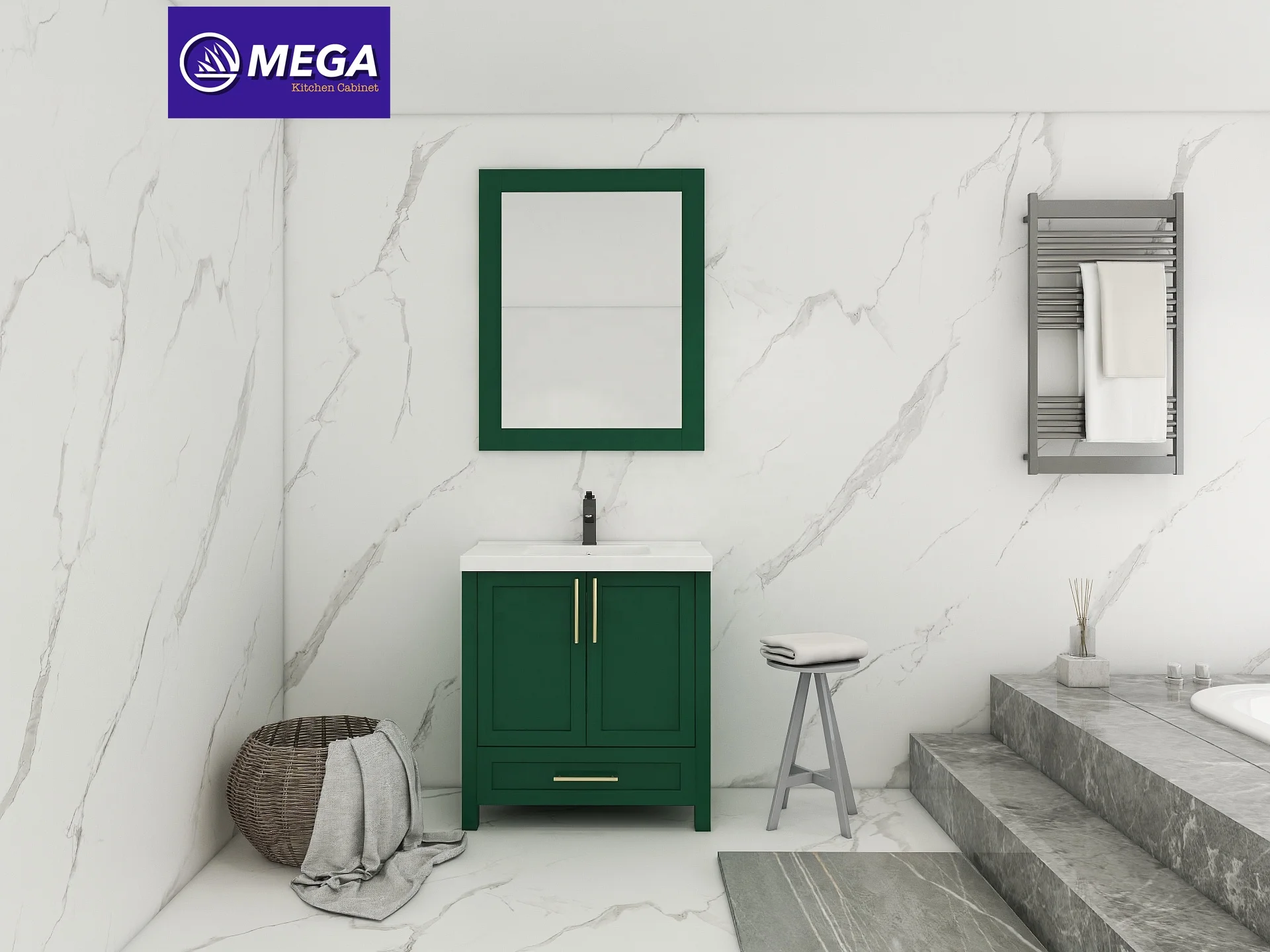 American Nordic Hotel Custom Home Melamine Double Sinks Bathroom Vanities Combo  Wash Basin Cabinet floating bathroom vanity