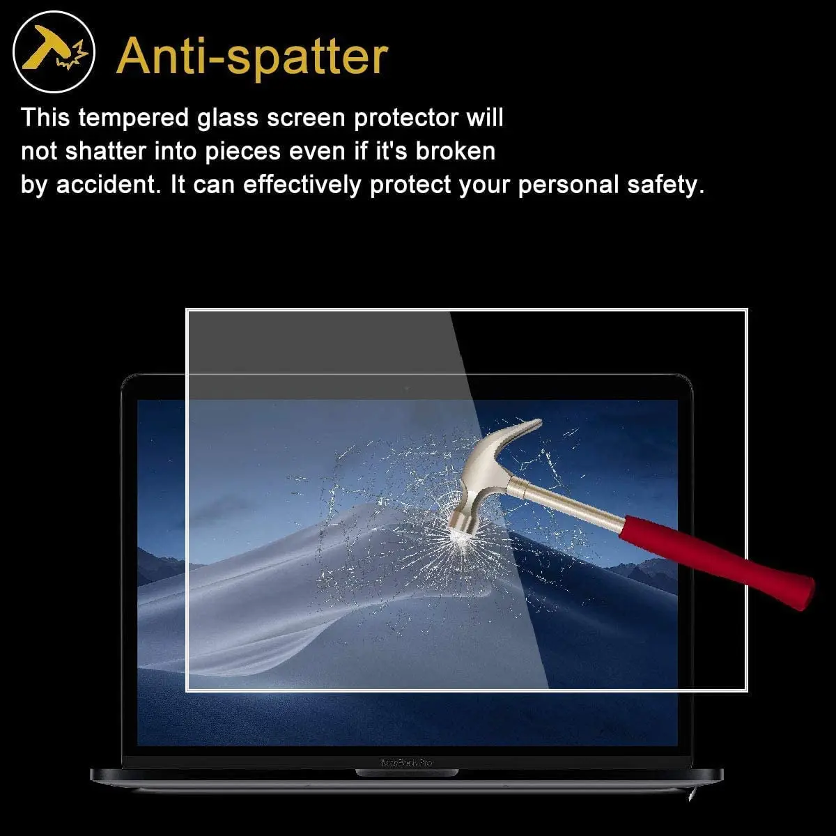 0 33 мм 9H противоударное закаленное стекло для защиты экрана от царапин HD Macbook Pro