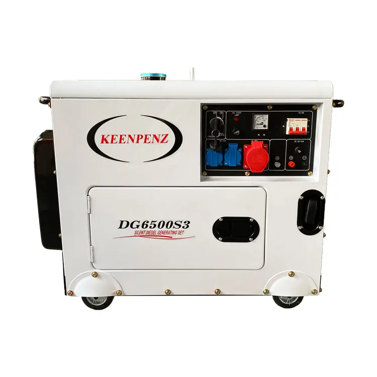 Best selling 5kw 6kw 8kw air cooled portable silent diesel generator  with good price