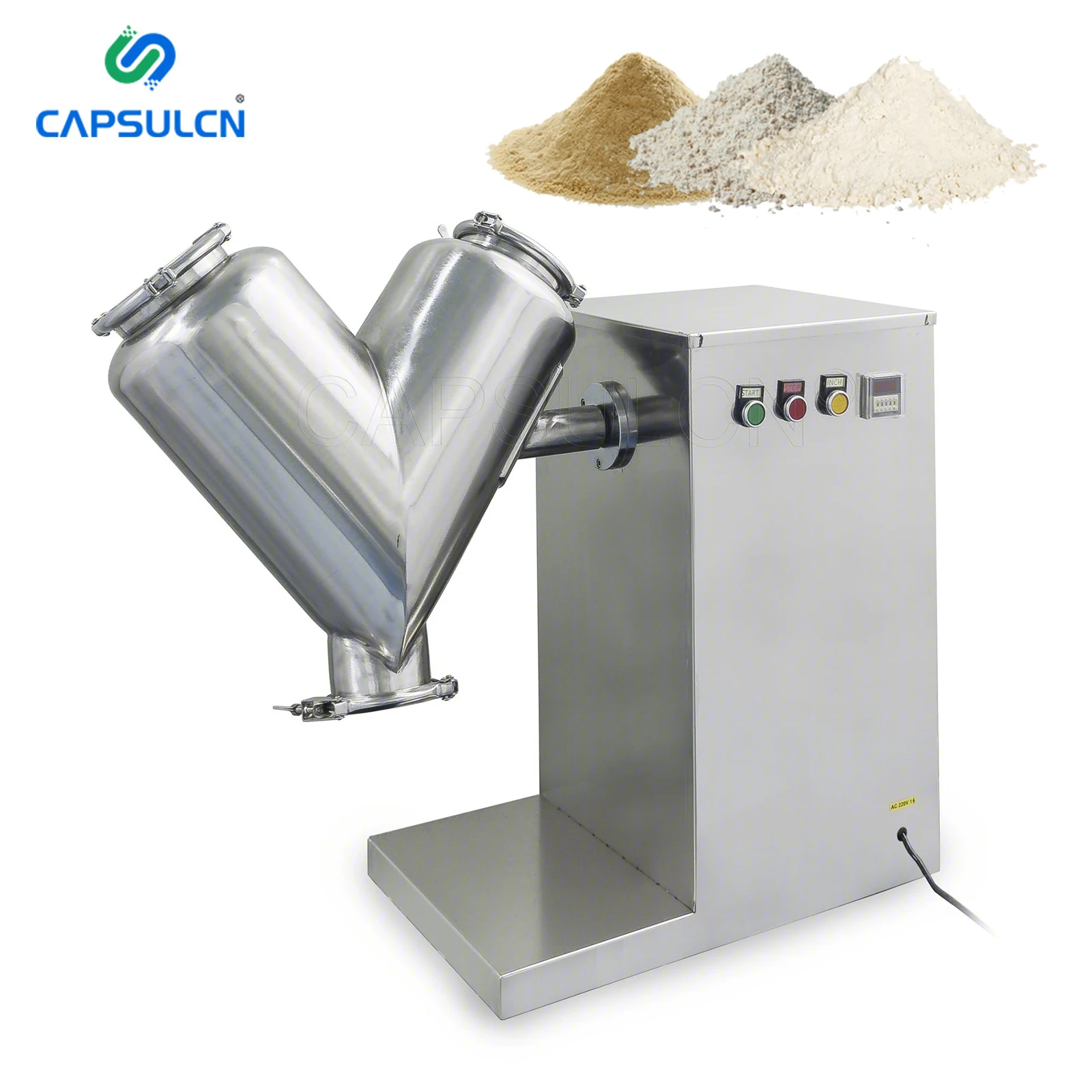 V-5 Small Powder Mixer Machine Dry Blenders For Dry Powders