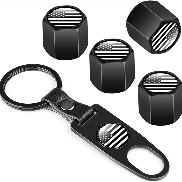 Customize Car Logo Valve Wheel with keychain