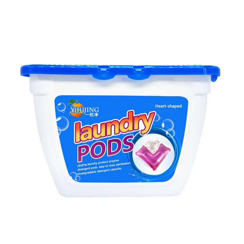 High quality deep cleanse Disposable eco-friendly laundry detergent pods box bulk