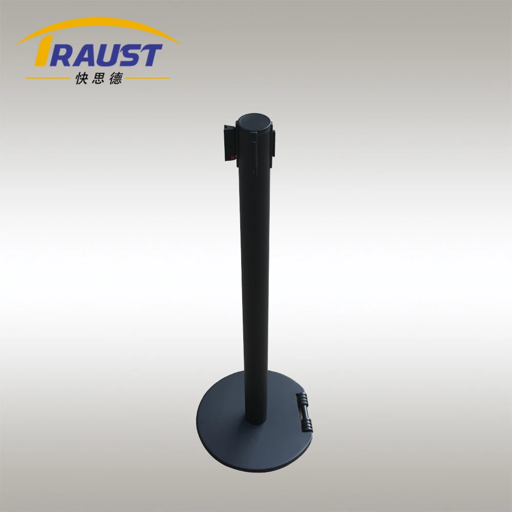 Traust Traffic Crowd Control Wheeled Q Manager Queue Line System Retractable Belt Poles Barricades Barrier Stanchion