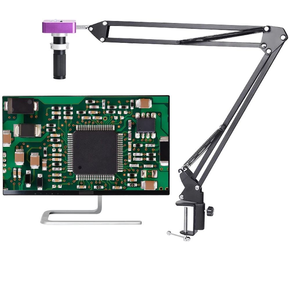 Электронная лупа 51MP 2K HDMI-совместимая с USB промышленный цифровой микроскоп камера для ремонта печатных плат и телефонов