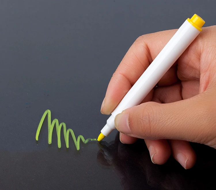 Non dangerous Low Odor Non toxic Vivid And Vibrant Color Water Base Wet Erase Marker For Window Plastic Chalkboard