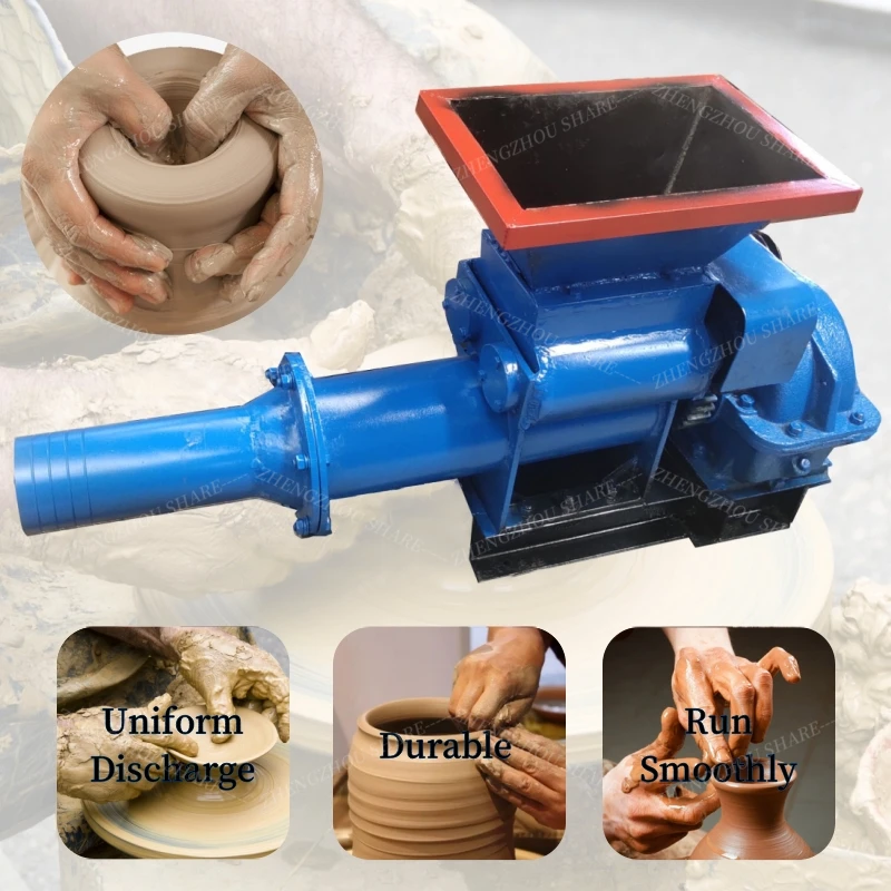 New Design Clay Extruded Machine Soil Mud Ceramic Earth Red Vacuum Extruder for Clay Brick Making Machine