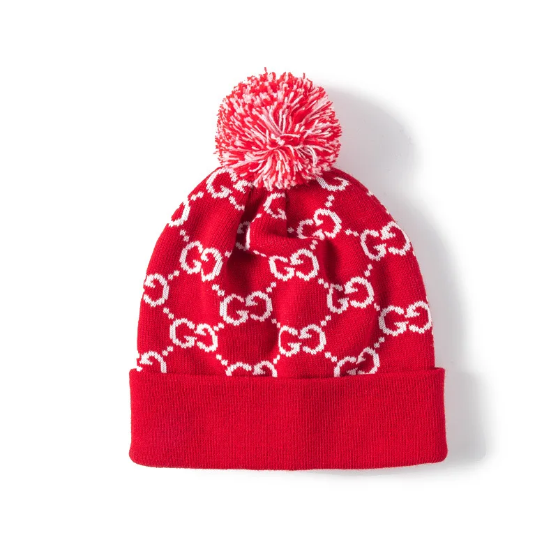 Wholesale Knitted Hats Embroidered Logo Warm Custom Beanie Embroidery Winter Hat Baseball Cap Winter Knitted Baseball Cap