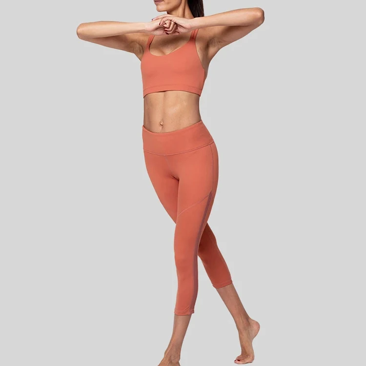 Good seller Woman waist control Yoga Pants energy Wear Leggings solid dye colors tights suppliers