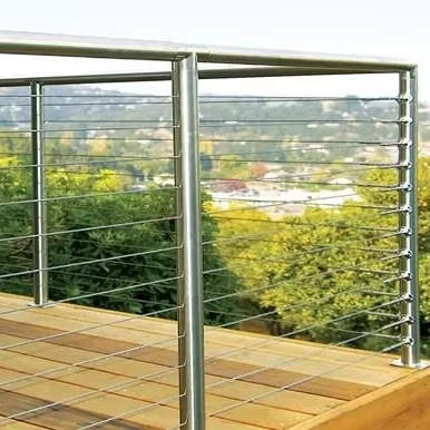 Porcelain-baluster Stainless Steel Pipe Railing Balcony Grill Design Balusters White Oak