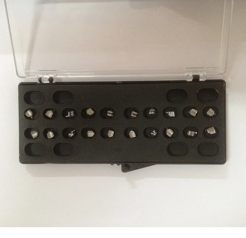 Dental orthodontics fixed teeth with high quality metal brackets/Dental orthodontic materials high-grade  metal brackets