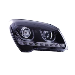 Led Headlamp Assembly Fog Lights For Kia 2007-2012 Sportage Font Headlight LED Lens Daytime Running Lamp Car Accessories