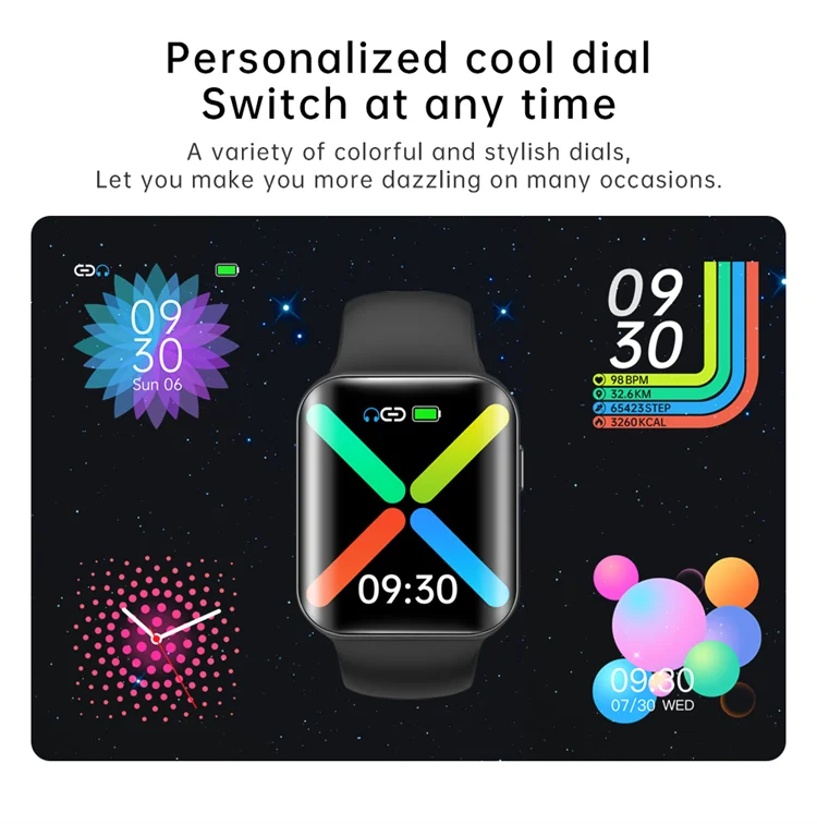 New products smartwatch T68 Pro phone call music heart rate full Curved screen true body temperature waterproof Smart Watch T68