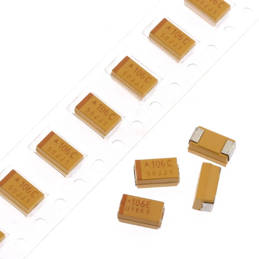 5pcs 10uF 16V 20V 25V 35V 6032 Type C SMD Tantalum capacitor TAJC106K016RNJ TAJC106K025RNJ 106C 106D 106E 106V New original