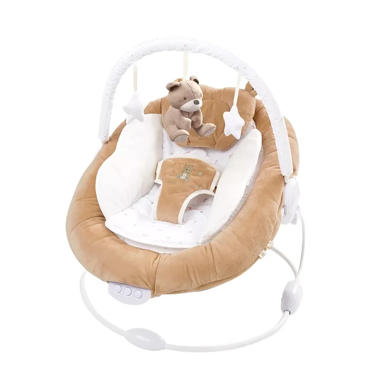 Ladida baby bouncer chairs Infant seat electric foldable baby bouncer with vibration and music