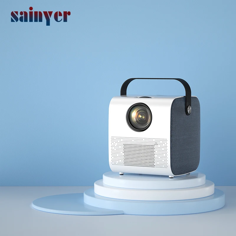  Sainyer Q3 [Лидер продаж на Amazon] Заводская поставка OEM ODM высокие Люмены Full HD 4K ЖК-дисплей светодиодный видео портативный
