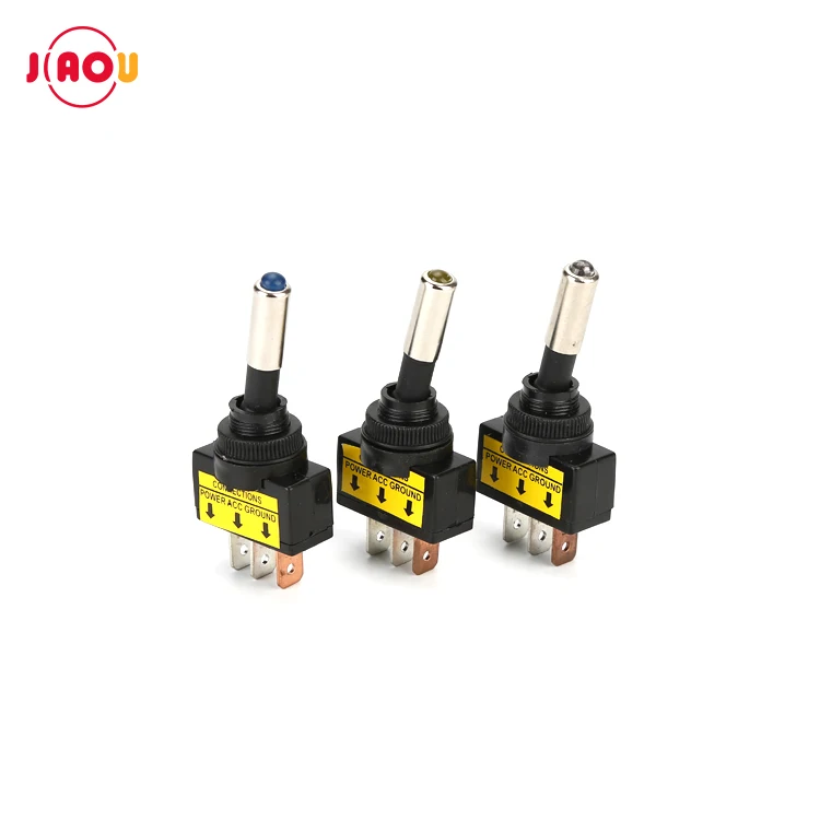 JIAOU YUEQING  ASW-15D led 12v 12mm toggle switch