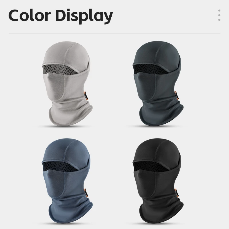 Ветрозащитные теплые велосипедные маски для лица