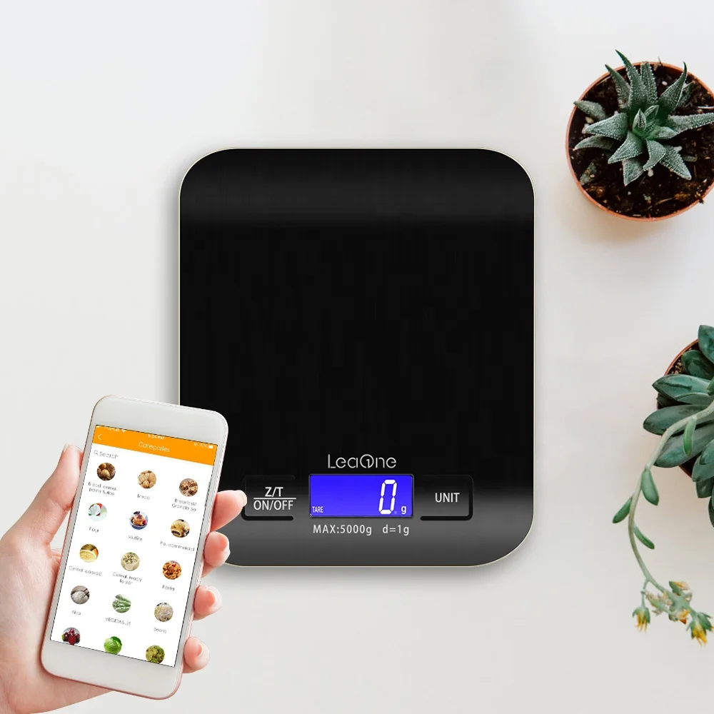 5kg Digital Food Kitchen Food Scale Hot Sale Factory OEM Stainless Steel Household Scales Digital Display Weight Measuring