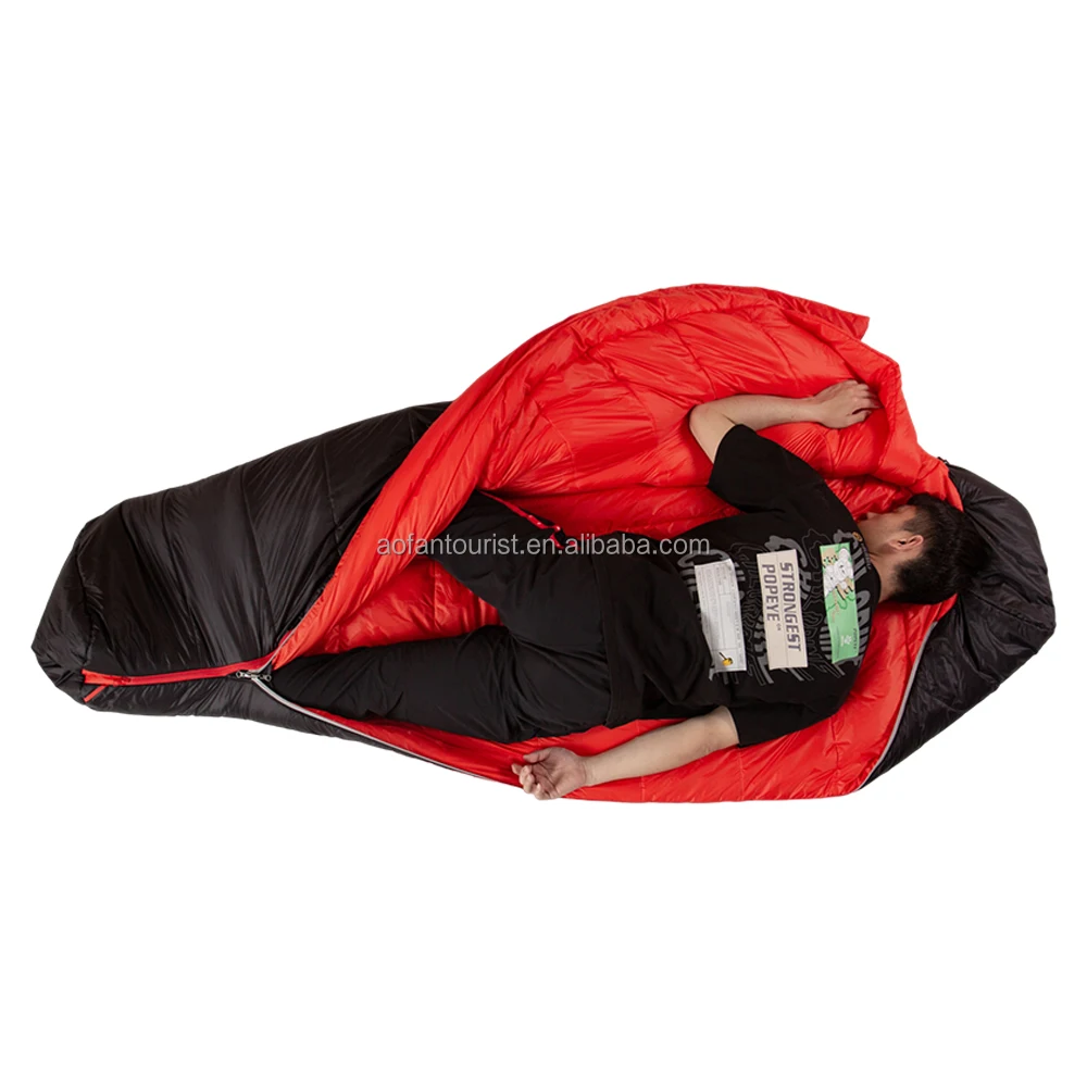 High Quality Mummy Sleeping Bag Duck Down Sleeping Bag 0 Degree Down Sleeping Bag Ultralight for Outdoor