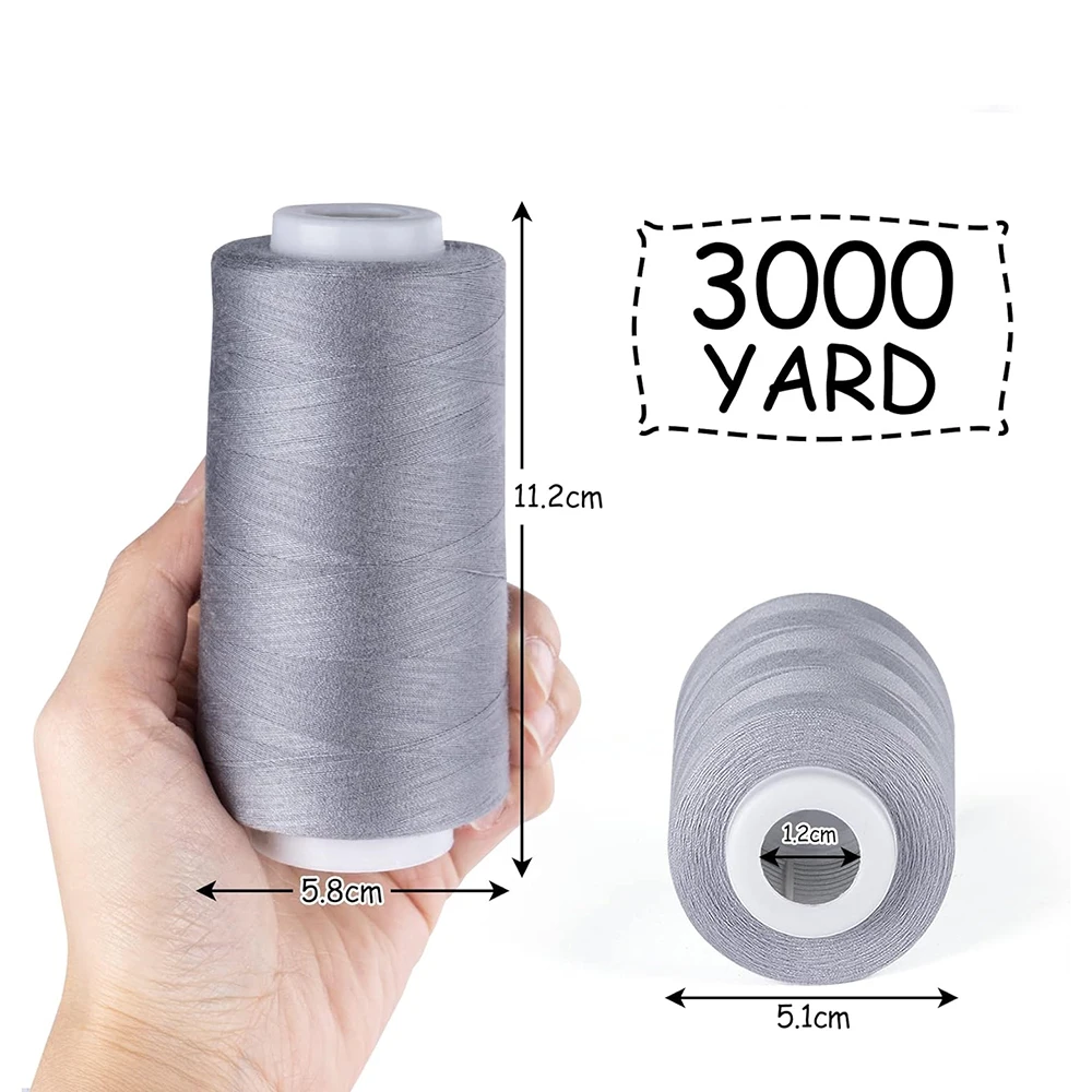 Wholesale of high-speed polyester sewing machine thread handmade large roll polyester edge sewing thread