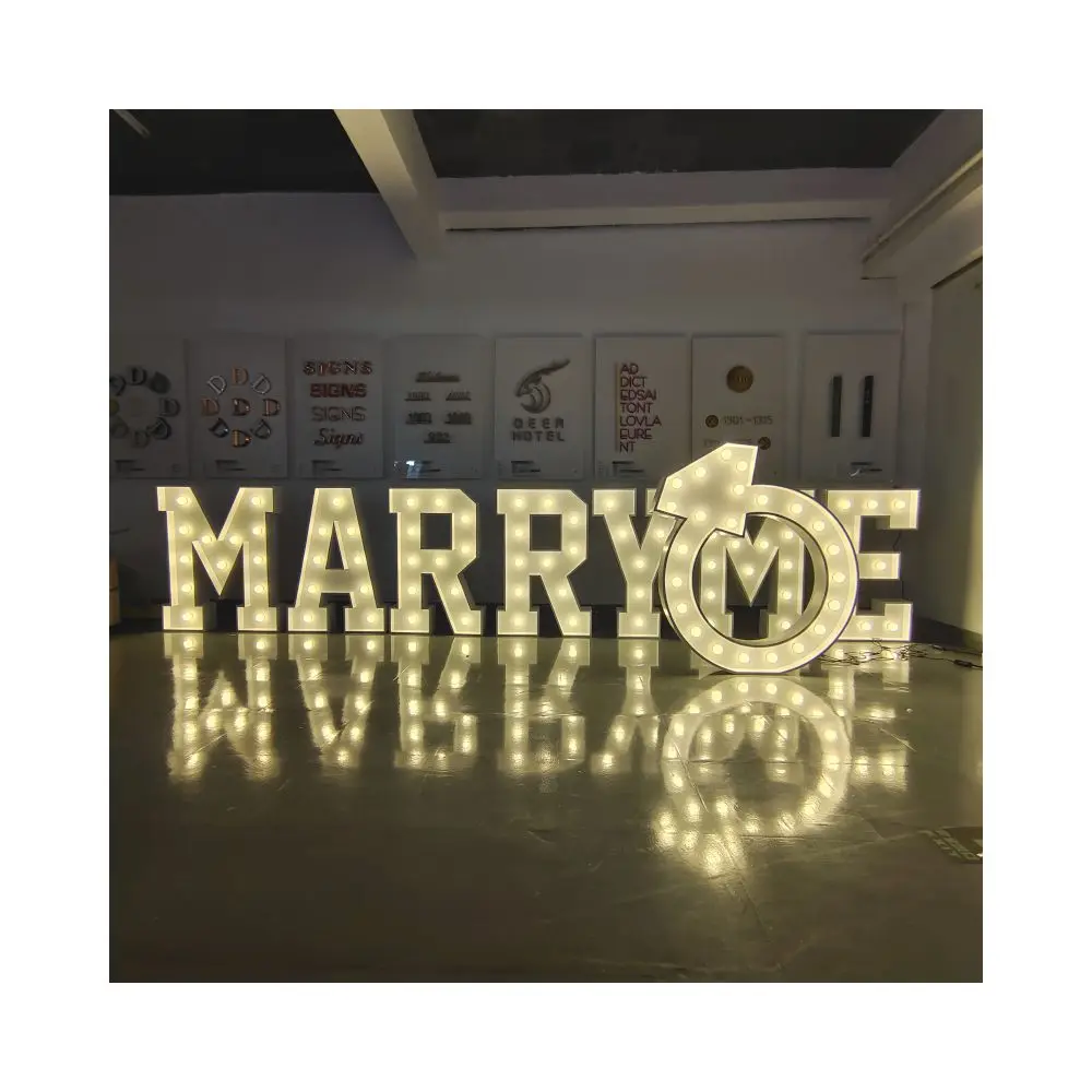 Marquee Letters Business Led Signs Bulb Sign Marquee Letters Lights for Wedding
