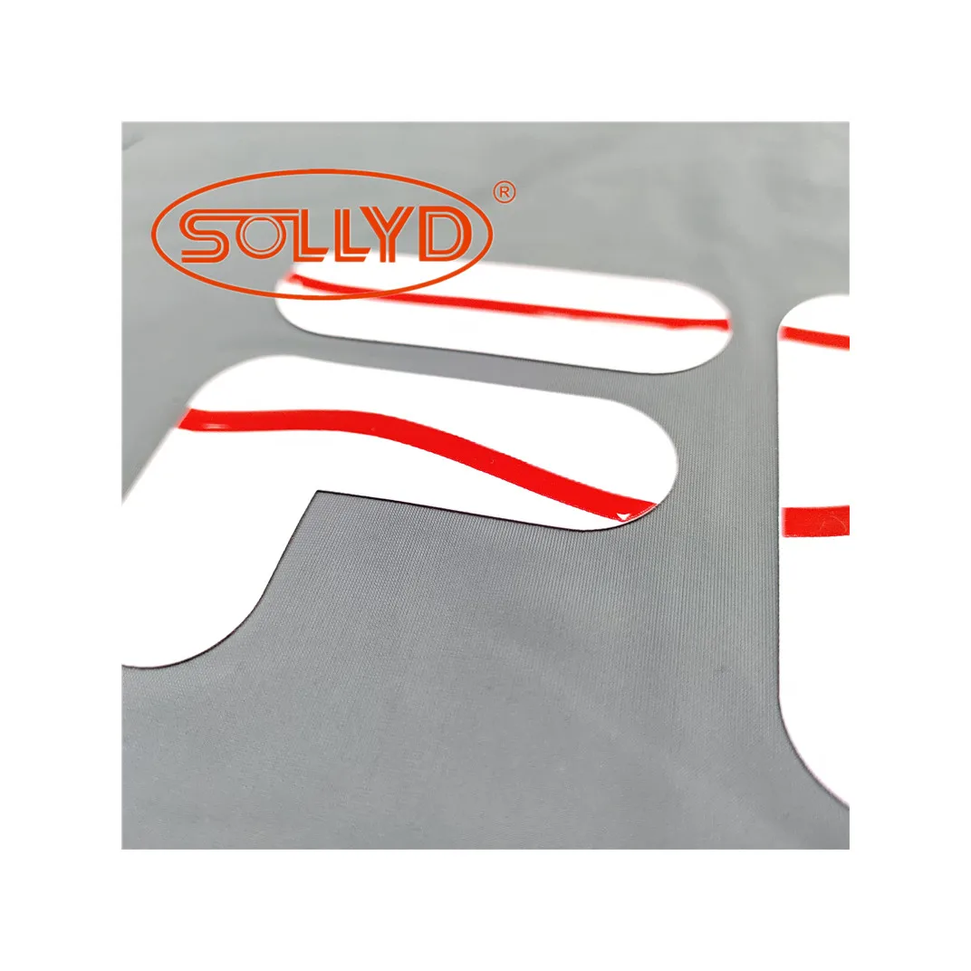 SOLLYD Food Grade Transparent High Density Glossy Silicone Ink for non Block Screen Printing