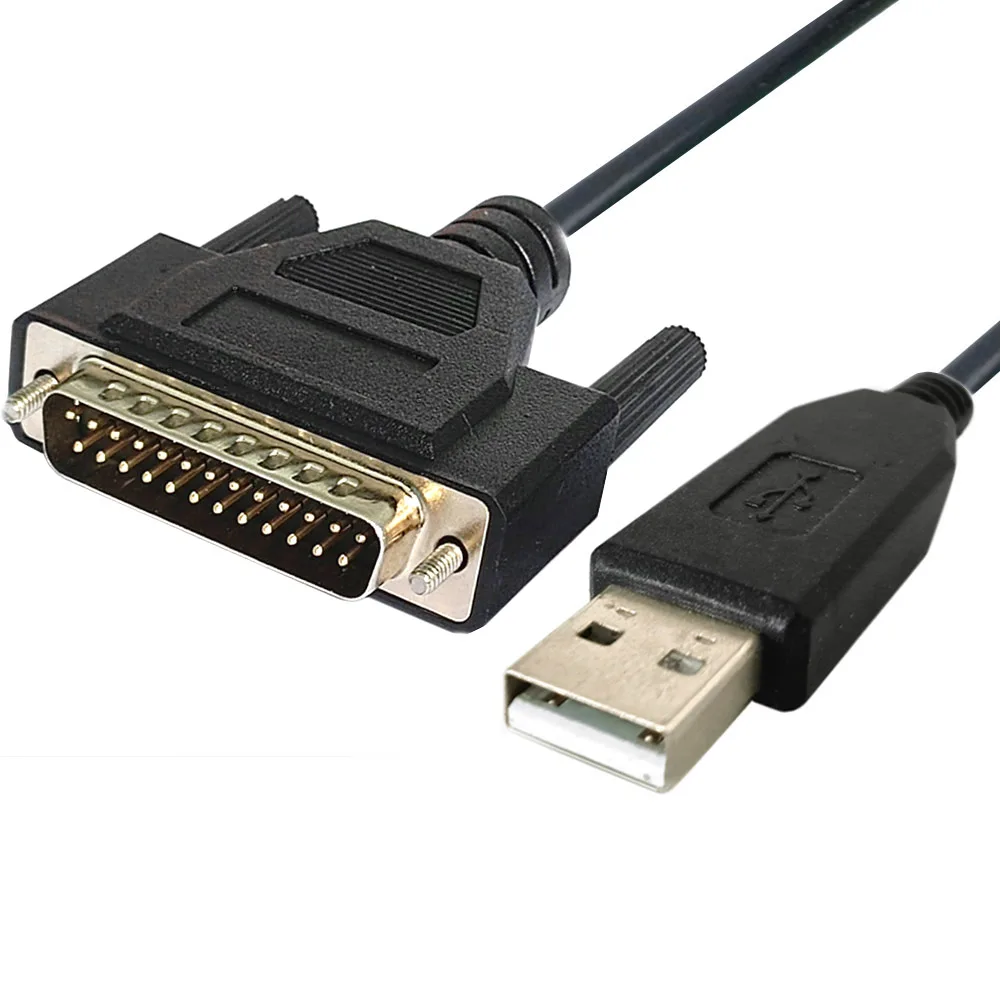 FTDI Chip USB to RS232 with 25pin Dsub Cable for Mori Seiki CNC Lathe PC Communicate Cable SL-15 20 25 Data Cable