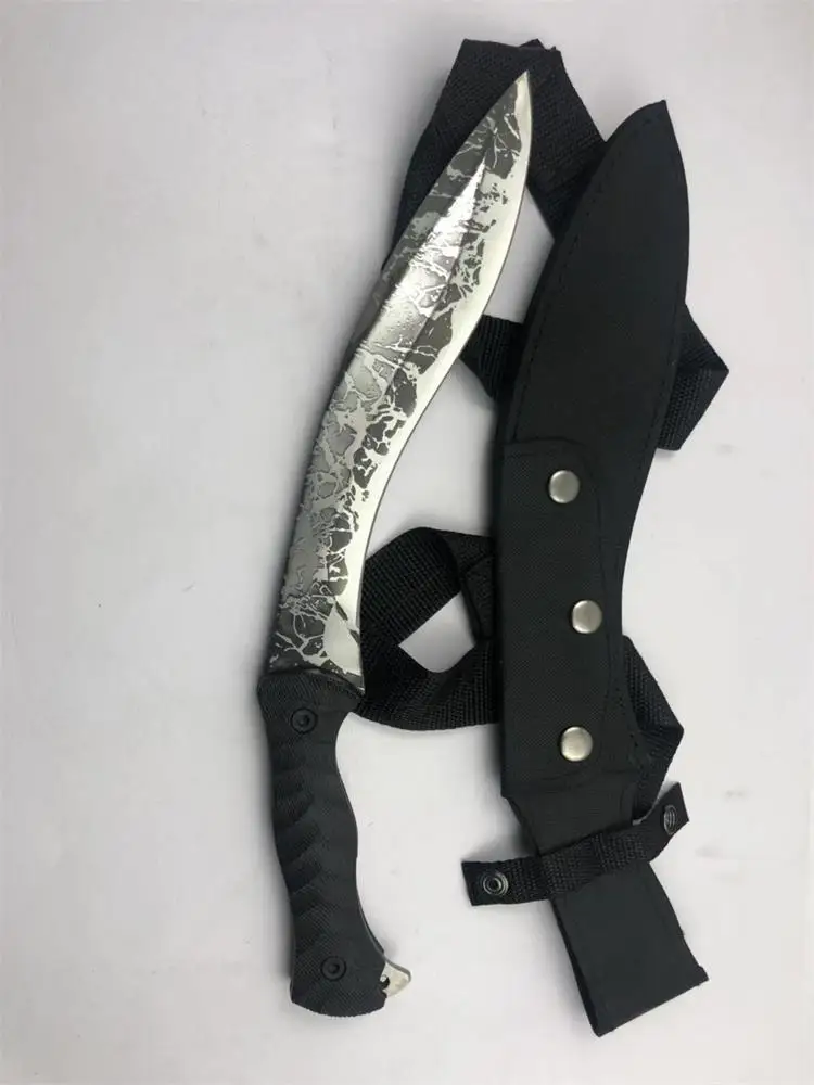 fixed blade hunting knife  outdoor gear cutlass saber machete camping knife 95038